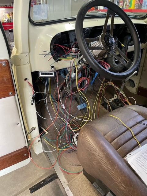 1952 F-1 Pickup Wiring Install