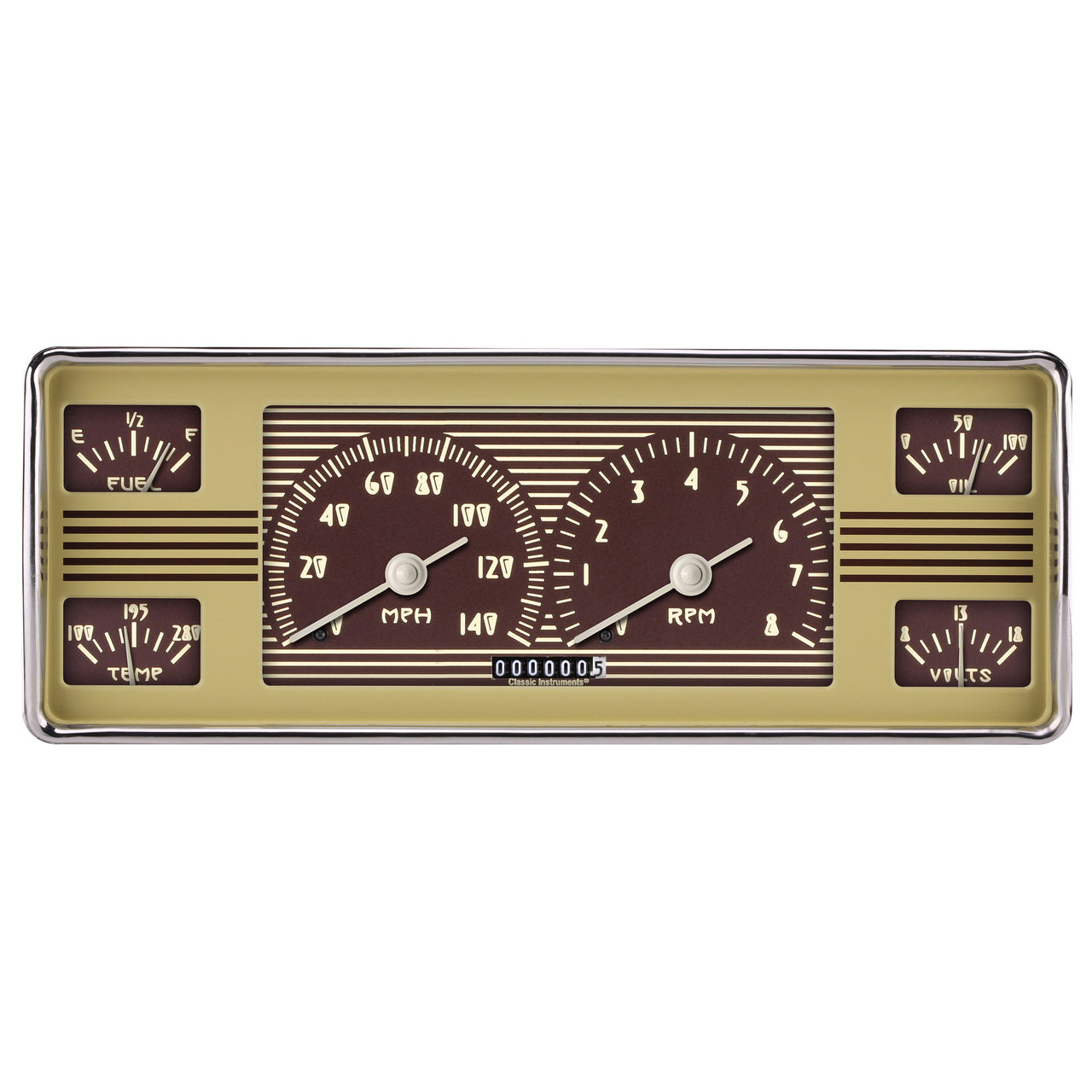 1940 Ford Original Style 6 in 1 cluster