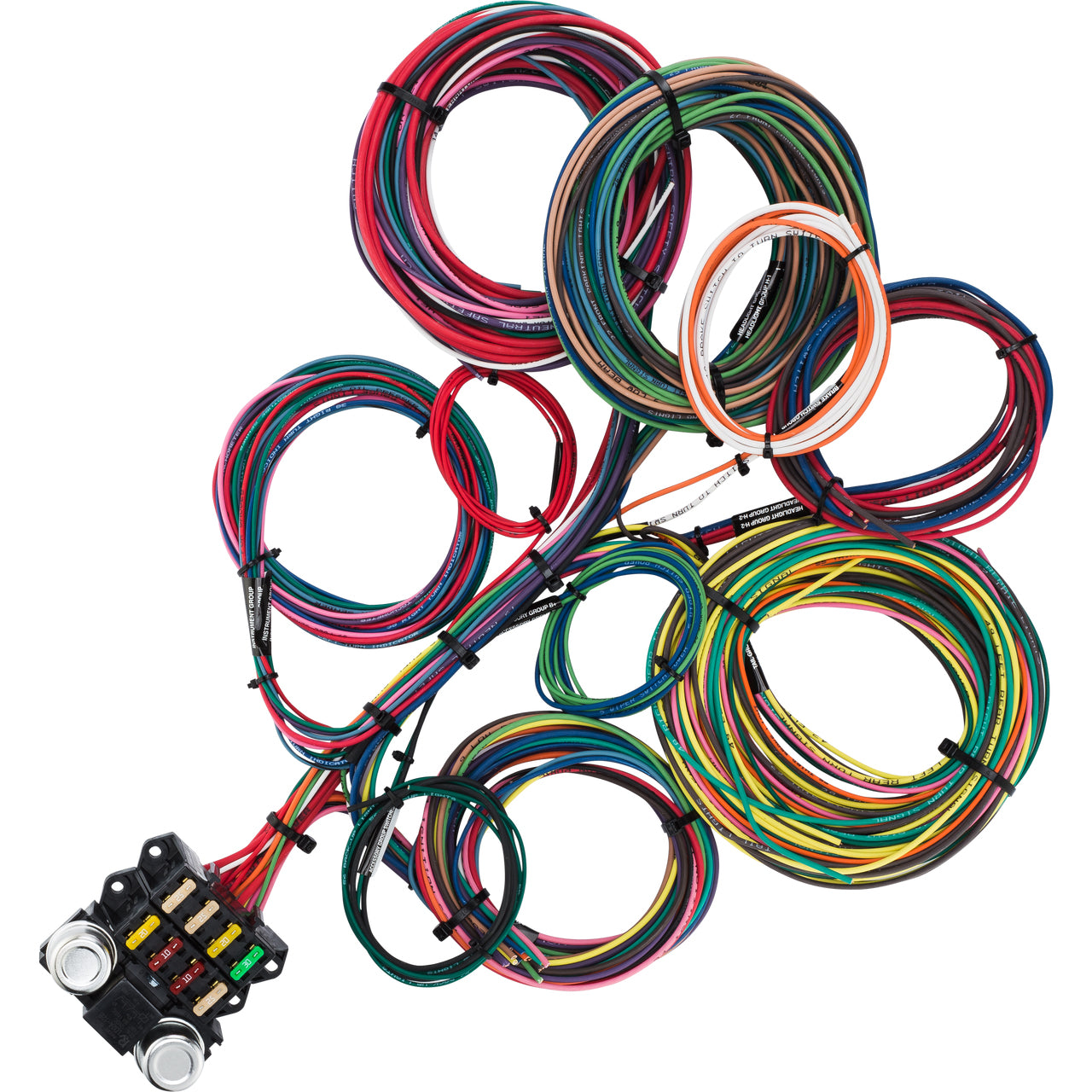 6 Volt 8 Circuit Universal Wire Harness - Advanced Spark 6 Volt 8 Circuit Universal Wire Harness - Advanced Spark