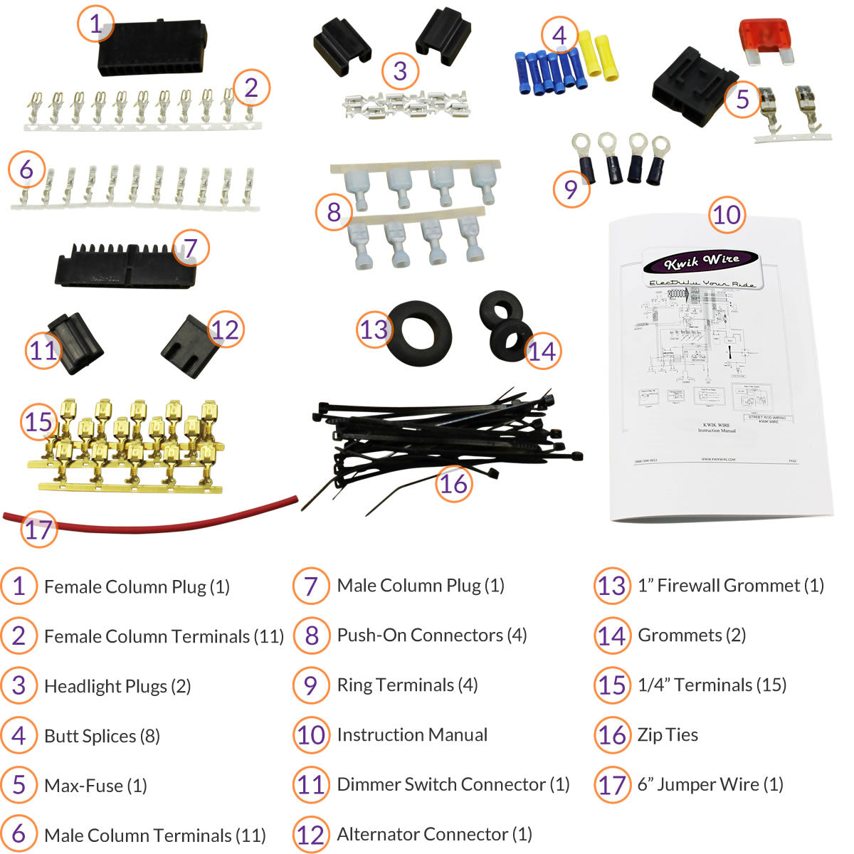 8 Circuit Ford Wire Harness