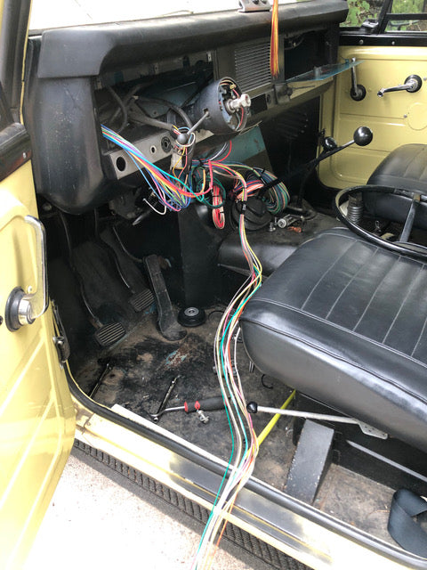 1969 International Scout 800A Restoration Wiring