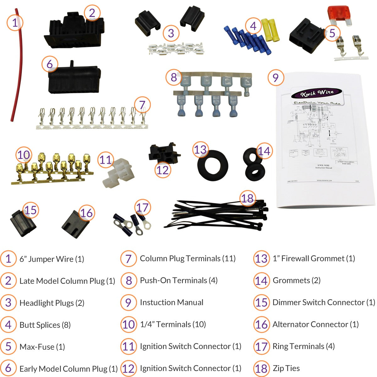 14 Circuit VW Wire Harness