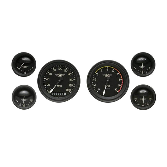 Speedometer, Tachometer, Fuel, Oil, Temp, and Volts
