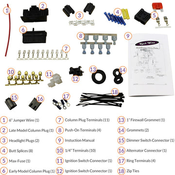 USA Made Auto Restoration Wiring Kwik Wire Electrify Your Ride