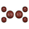 V8 Red Steelie Series Six Gauge Set