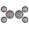 Velocity White Series Six Gauge Set